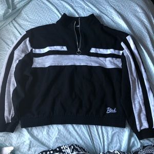 PINK half zip sweater